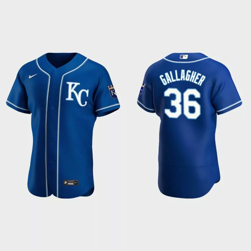 Cam Gallagher #36 Kansas City Royals Authentic Alternate Jersey – Royal