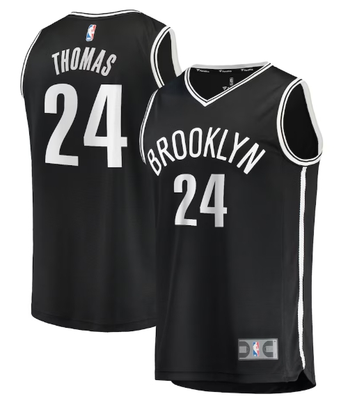 Cam Thomas Brooklyn Nets Fanatics Fast Break Replica Jersey - Icon Edition - Black