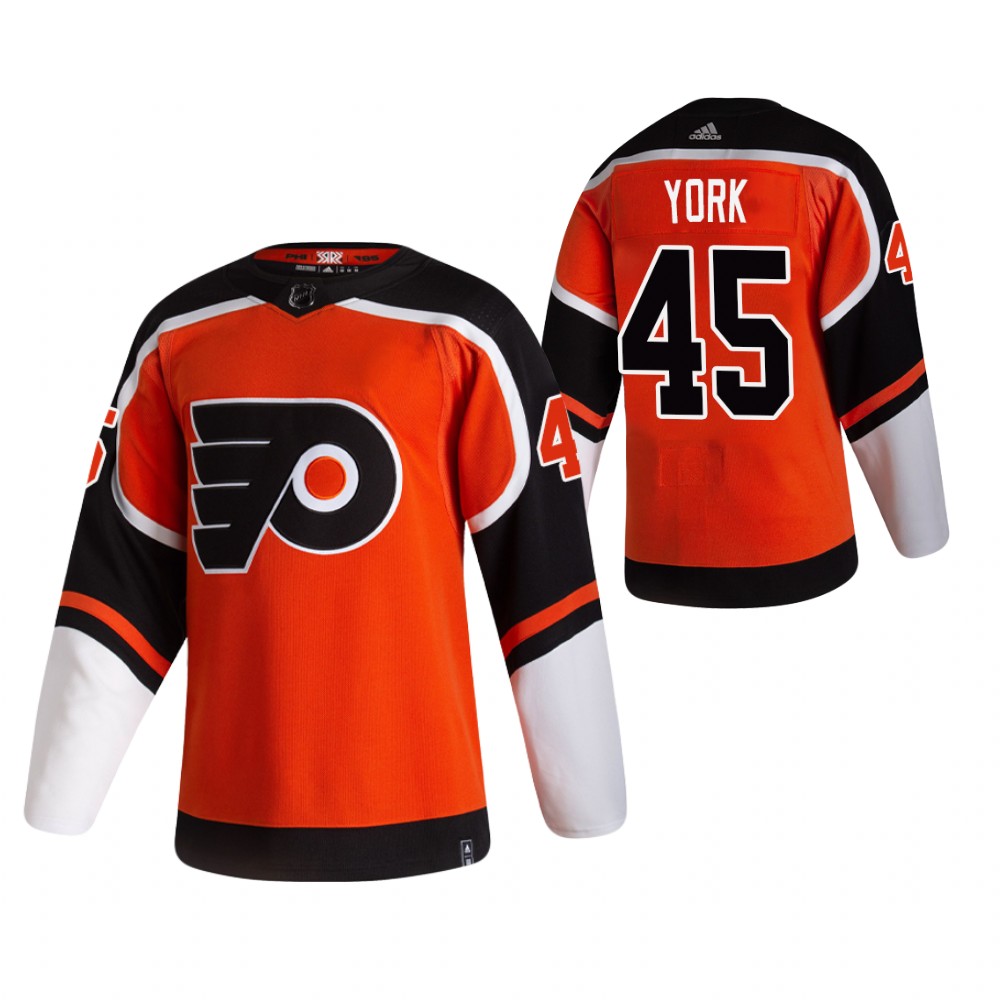 Cam York Philadelphia Flyers Reverse Retro Orange Men's Jersey Authentic