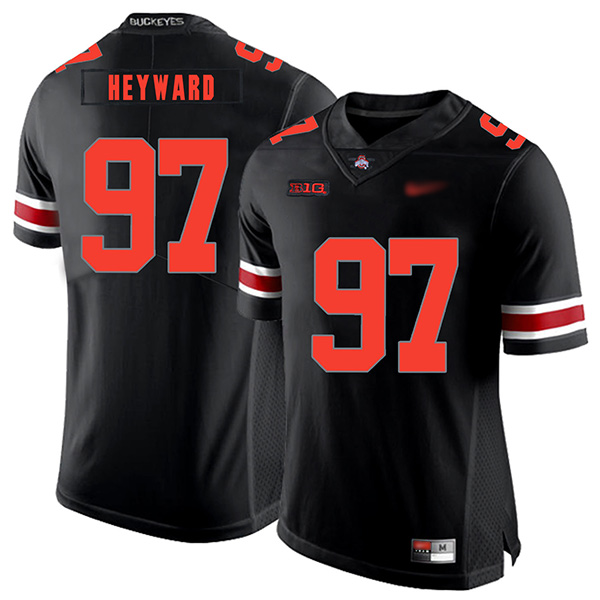 Cameron Heyward Ohio State Buckeyes Men's Jersey - #97 NCAA Black Replica Authentic