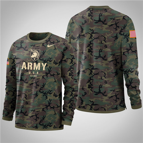 Camo Army Black Knights Veterans Day 2021 Military Appreciation T-Shirt
