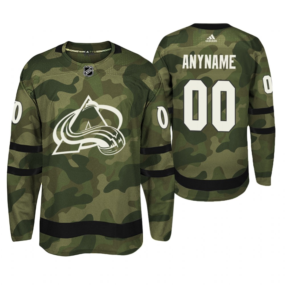 Camo Avalanche Armed Special Forces Authentic Player Jersey
