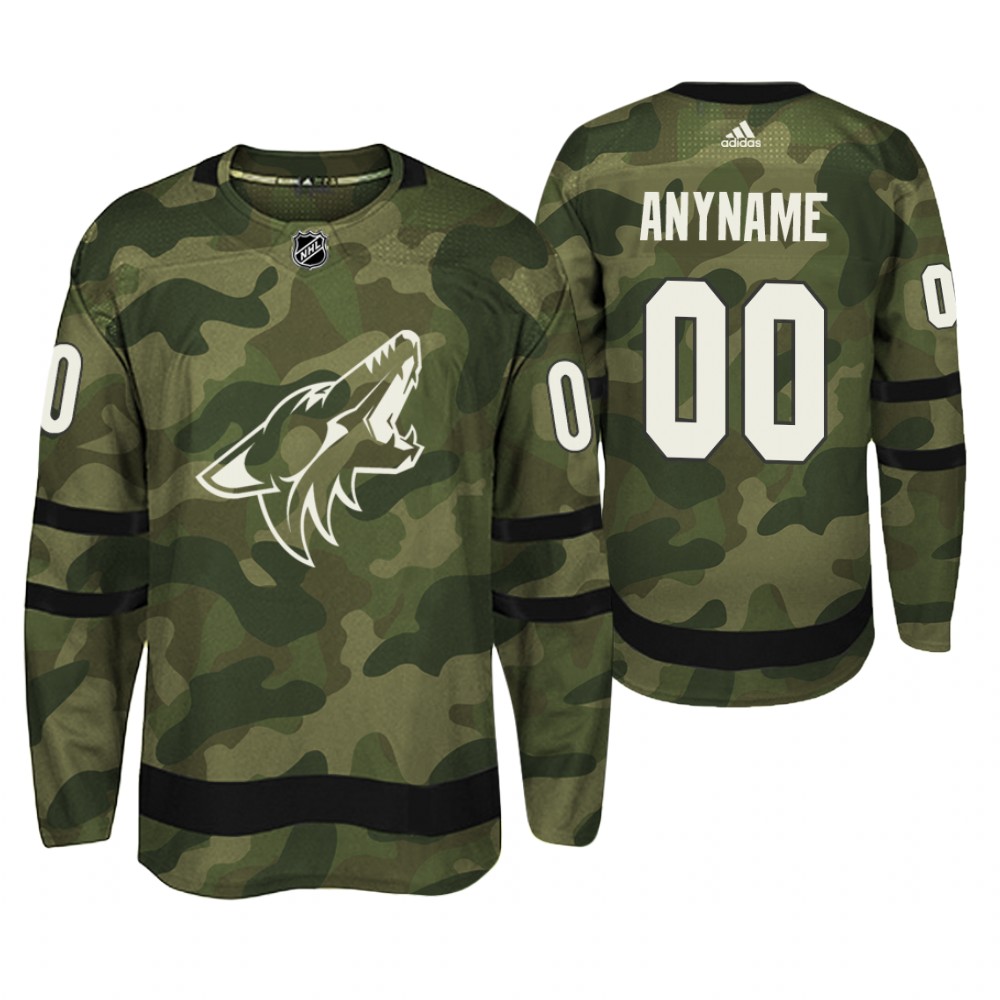 Camo Coyotes Armed Special Forces Authentic Player Jersey
