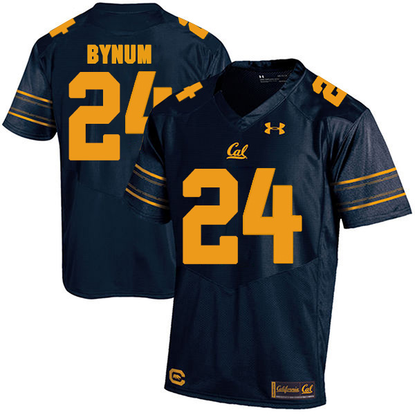 Camryn Bynum California Golden Bears Men's Jersey - #24 NCAA Navy Blue Stitched Authentic