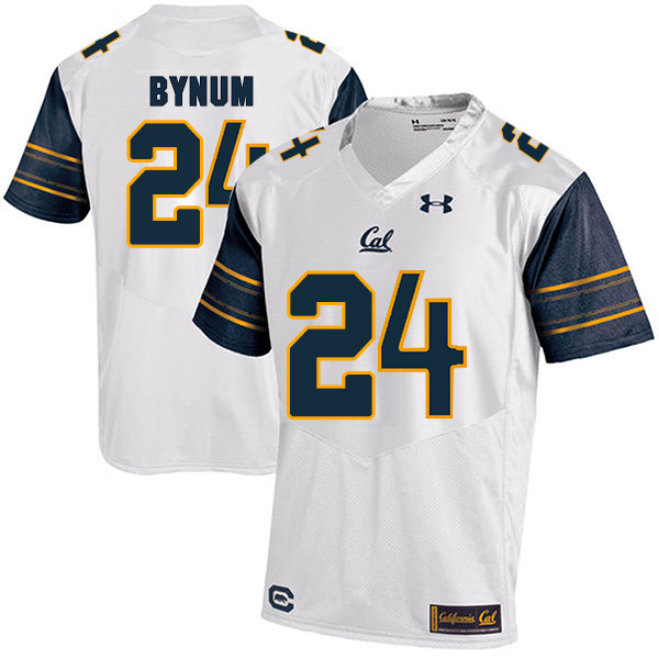 Camryn Bynum California Golden Bears Men's Jersey - #24 NCAA White Stitched Authentic