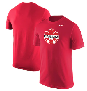 Canada Soccer Nike Core T-Shirt - Red