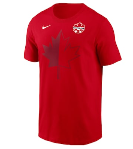 Canada Soccer Nike Maple Leaf T-Shirt - Red