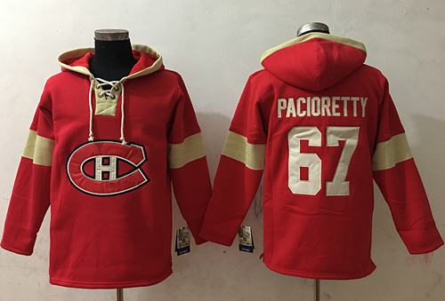 Canadiens #67 Max Pacioretty Red Pullover NHL Hoodie