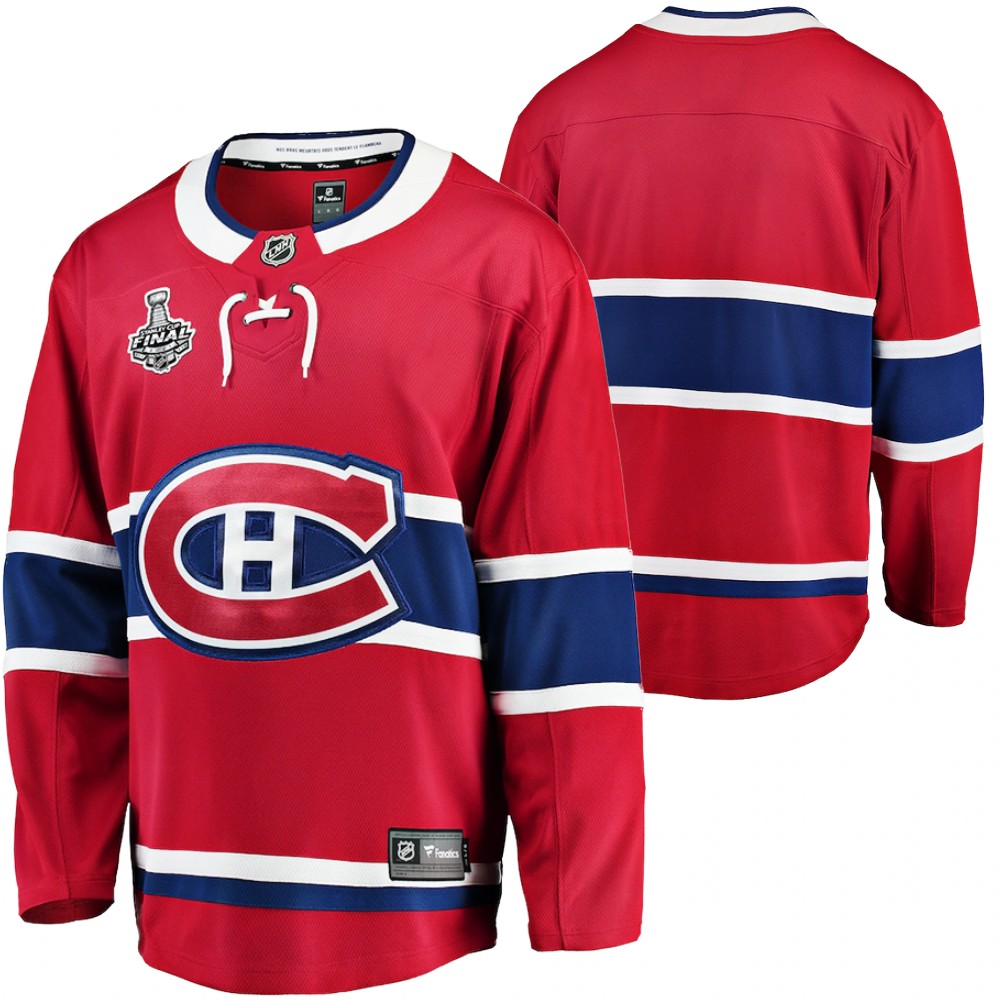 Canadiens 2021 Stanley Cup Final Red Jersey Home