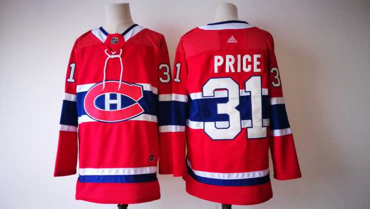 Canadiens 31 Carey Price Red Adidas Jersey