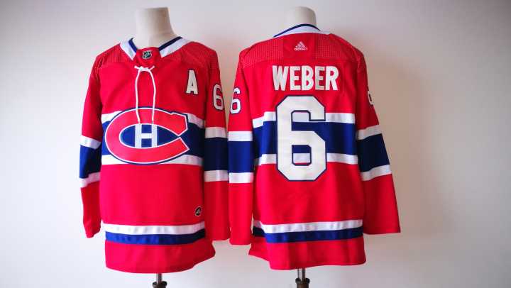 Canadiens 6 Shea Weber Black Adidas Jersey
