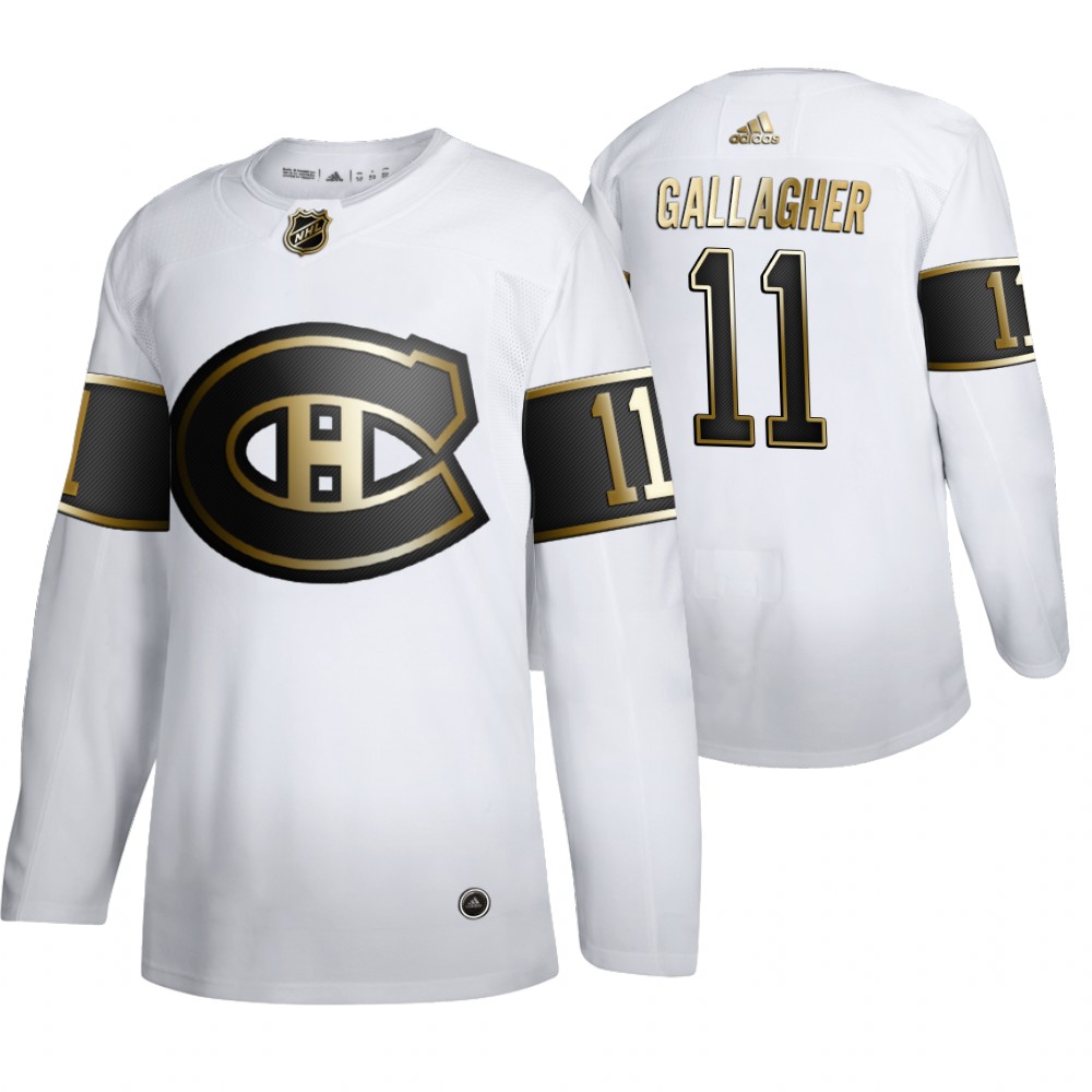 Canadiens Brendan Gallagher Men's Authentic NHL Golden Edition Jersey