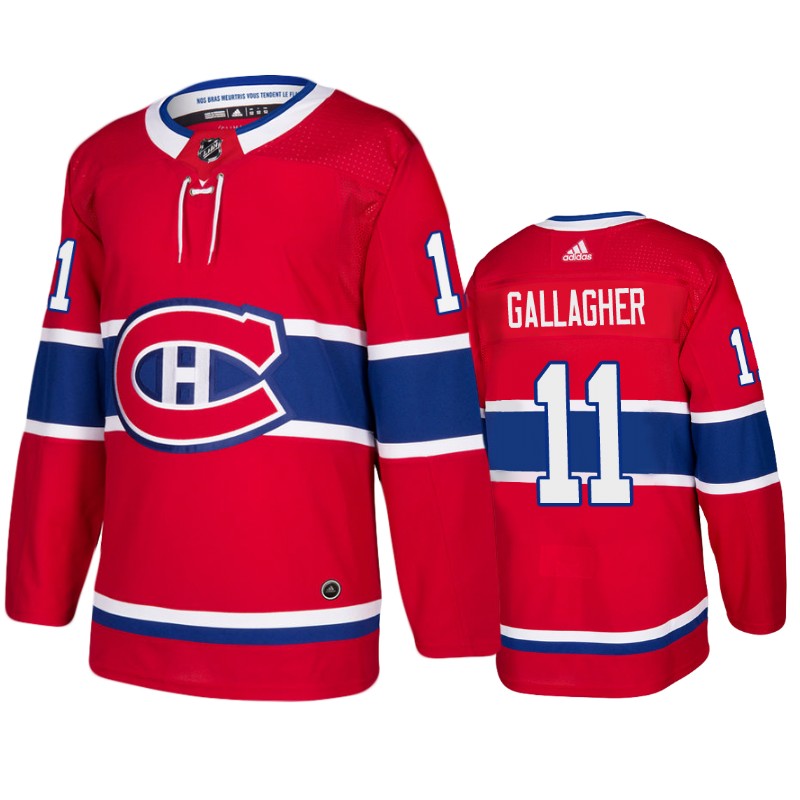 Canadiens Brendan Gallagher Red Home Jersey