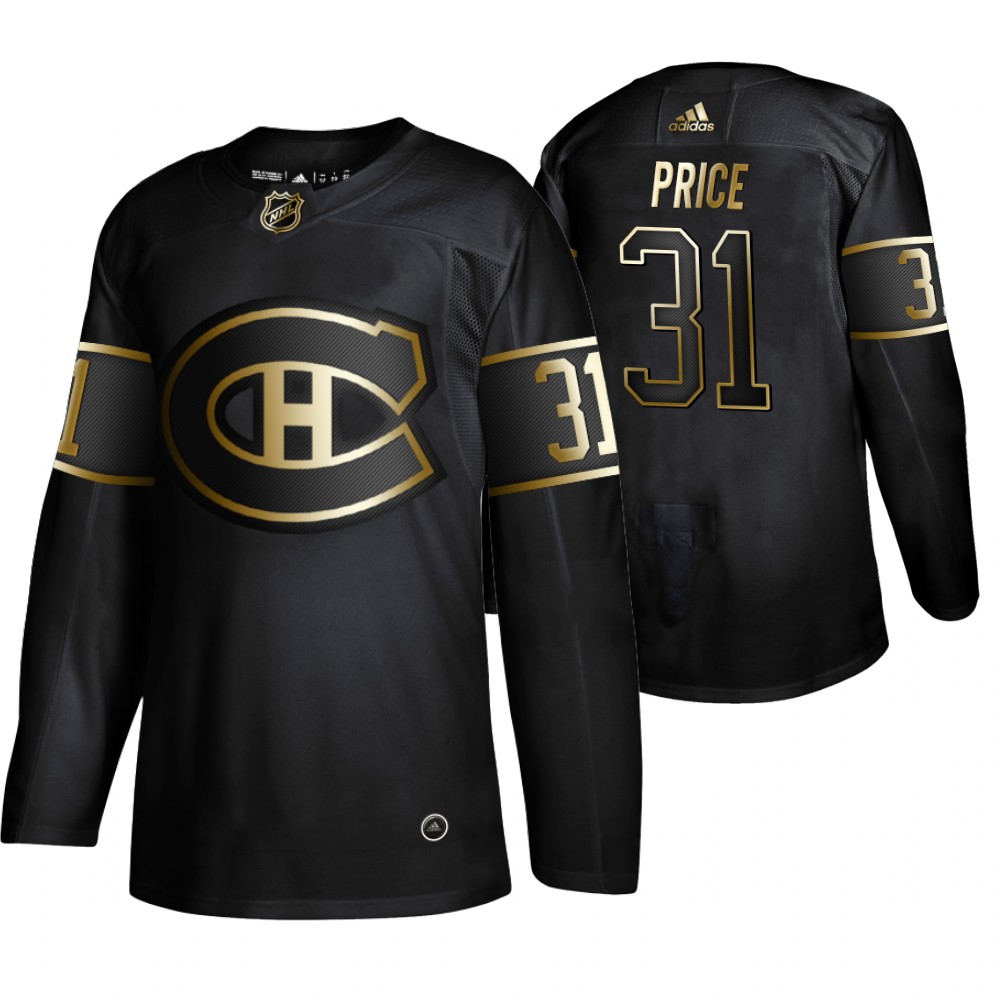 Canadiens Carey Price Black Authentic 2019 NHL Golden Edition Jersey