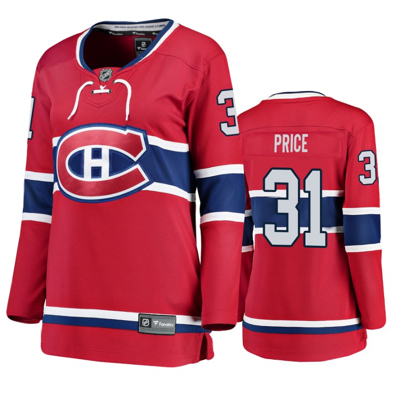 Canadiens Carey Price Red Breakaway Player Home Jersey