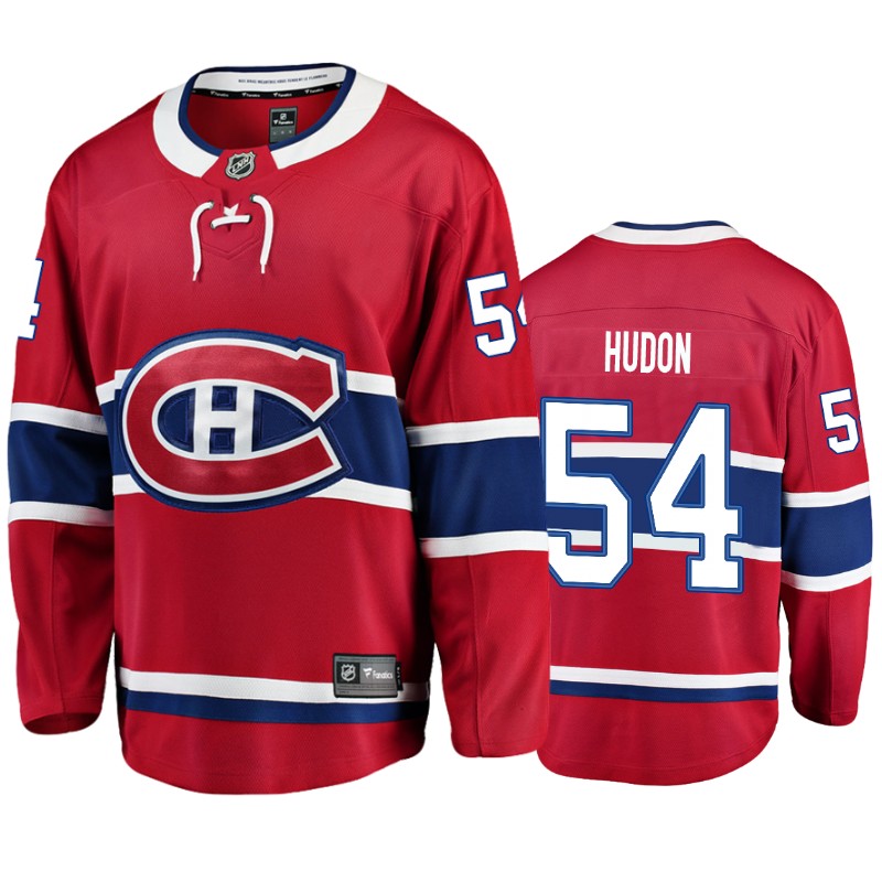 Canadiens Charles Hudon Red Breakaway Home Jersey