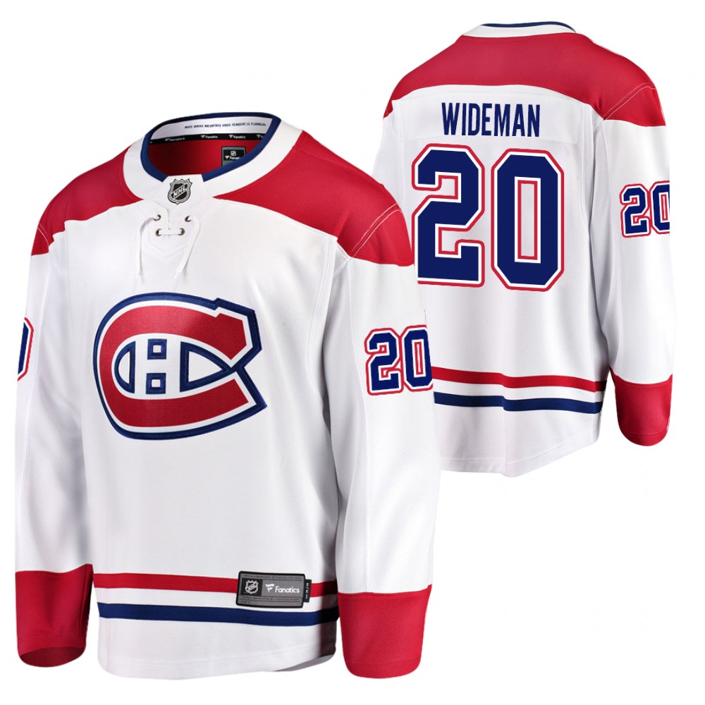 Canadiens Chris Wideman Jersey Away White Player Men
