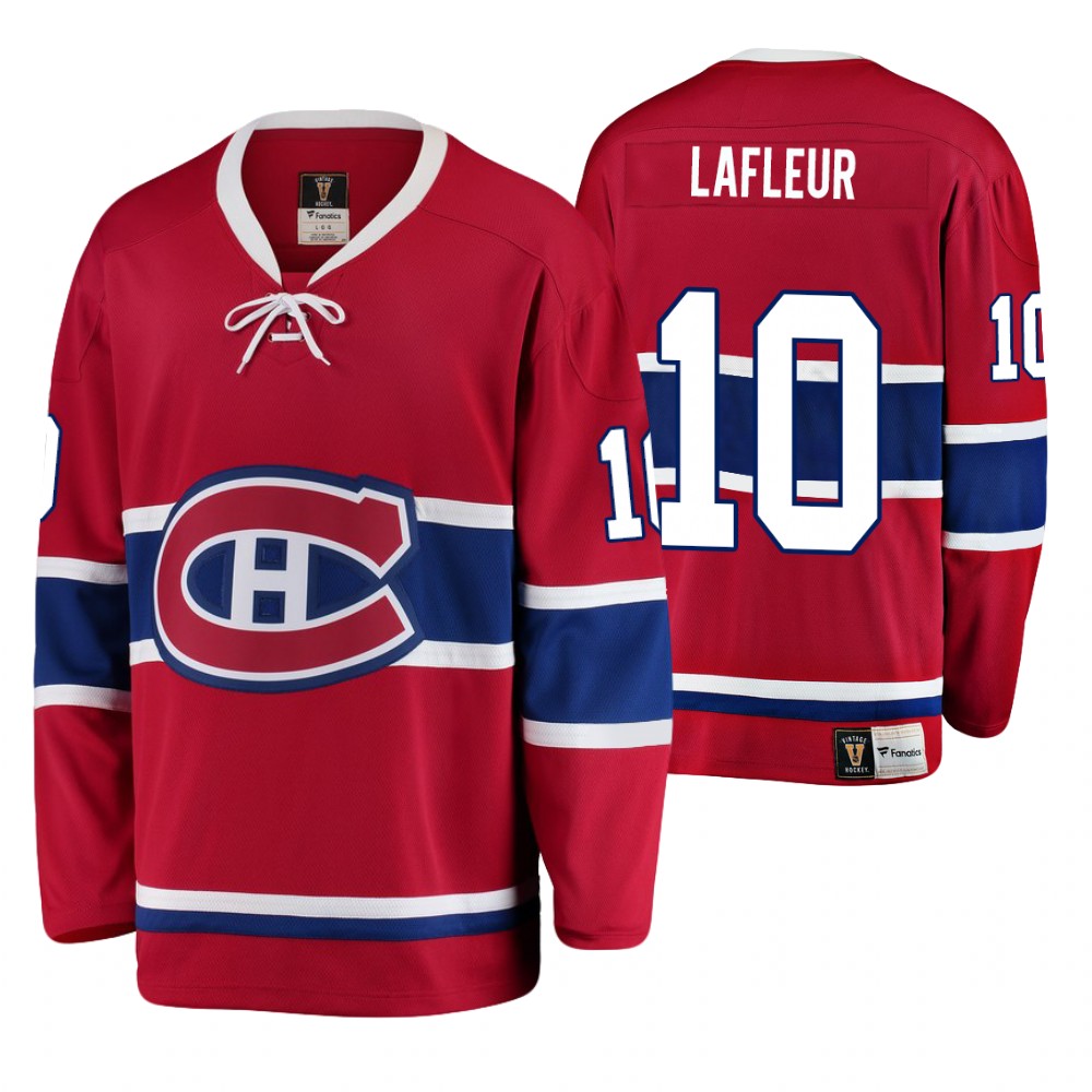 Canadiens Guy Lafleur Red Premier Breakaway Player Heritage Jersey