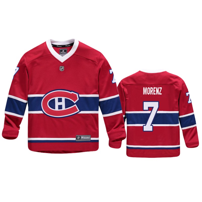 Canadiens Howie Morenz Red Replica Player Home Jersey