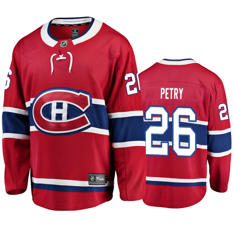 Canadiens Jeff Petry Red Breakaway Home Jersey