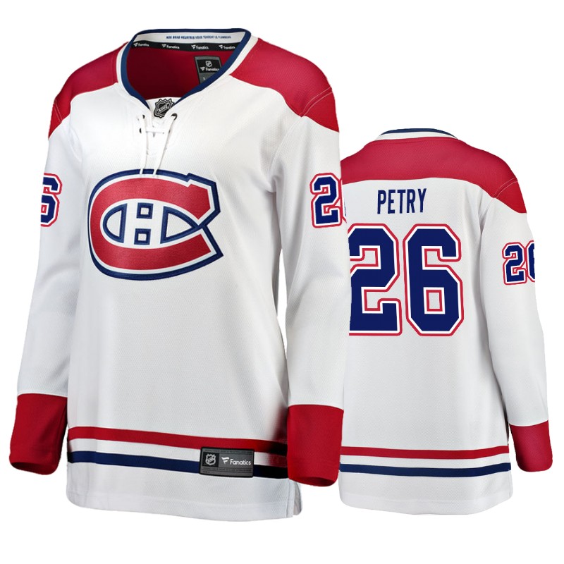 Canadiens Jeff Petry White Breakaway Fanatics Branded Jersey