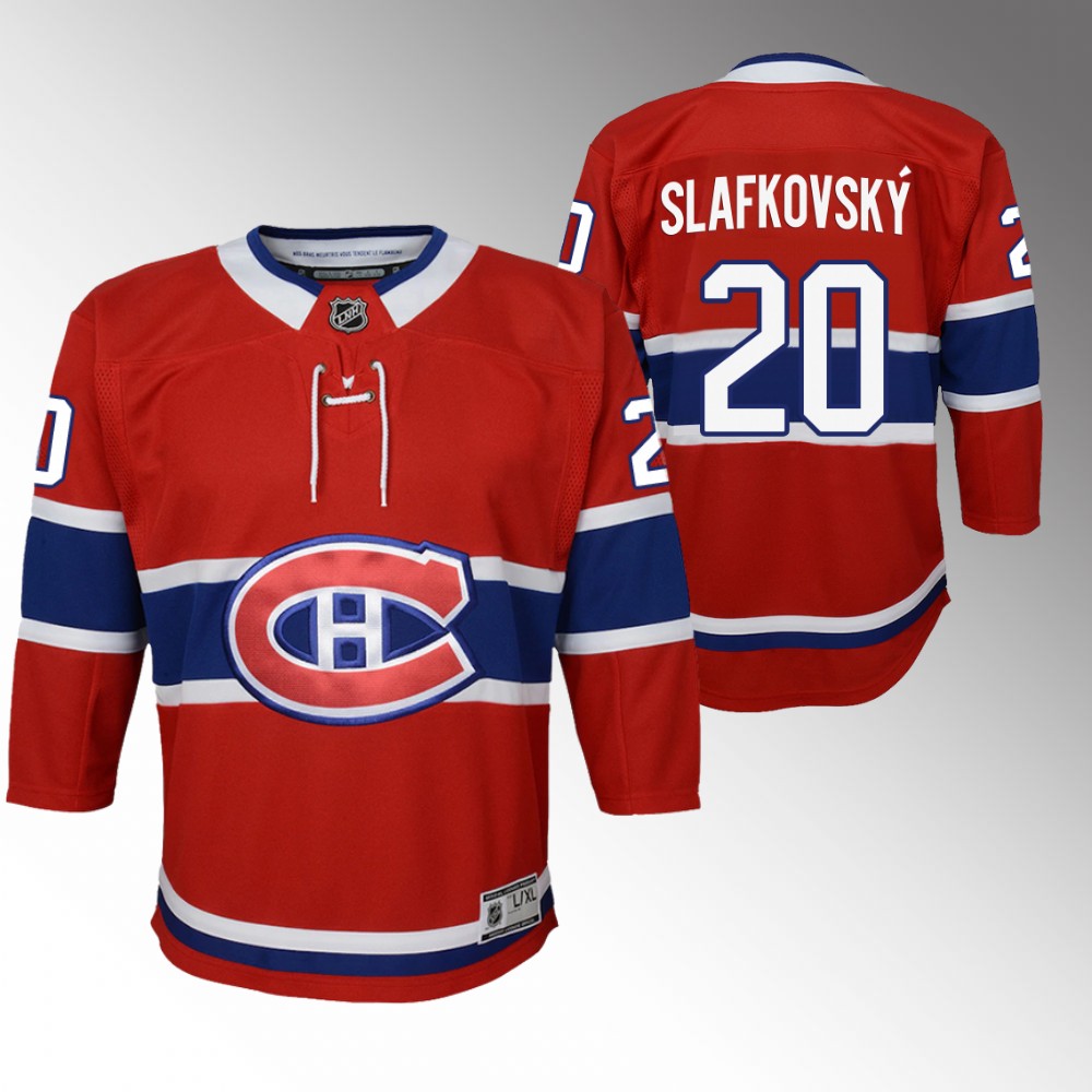 Canadiens Juraj Slafkovsky Home Jersey Youth 2022 NHL Draft