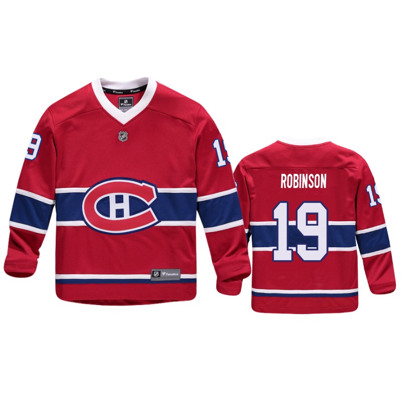 Canadiens Larry Robinson Red Replica Player Home Jersey