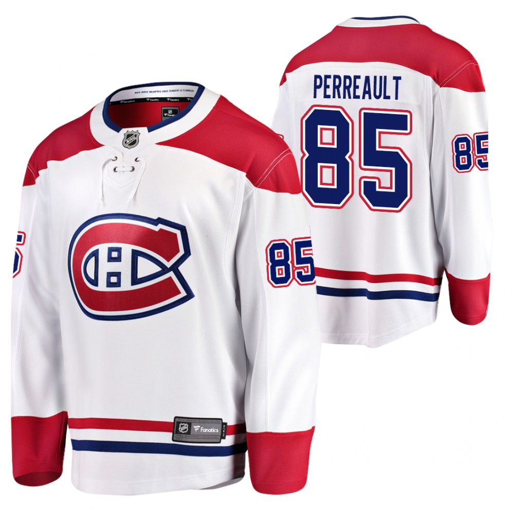 Canadiens Mathieu Perreault Jersey Away White Player Men