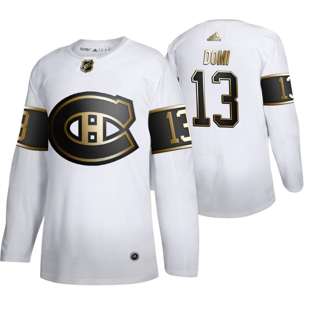Canadiens Max Domi Men's Authentic NHL Golden Edition Jersey