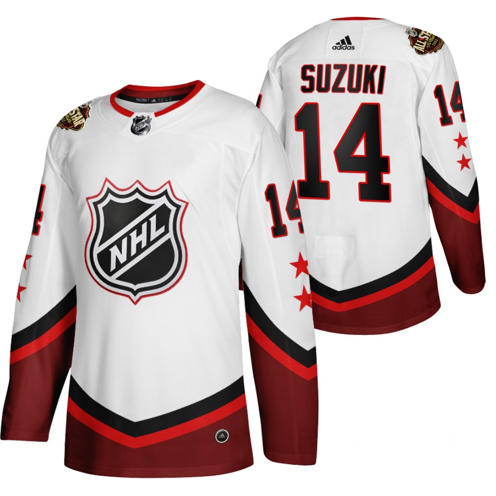 Canadiens Nick Suzuki 2022 NHL All-Star Red Eastern Jersey