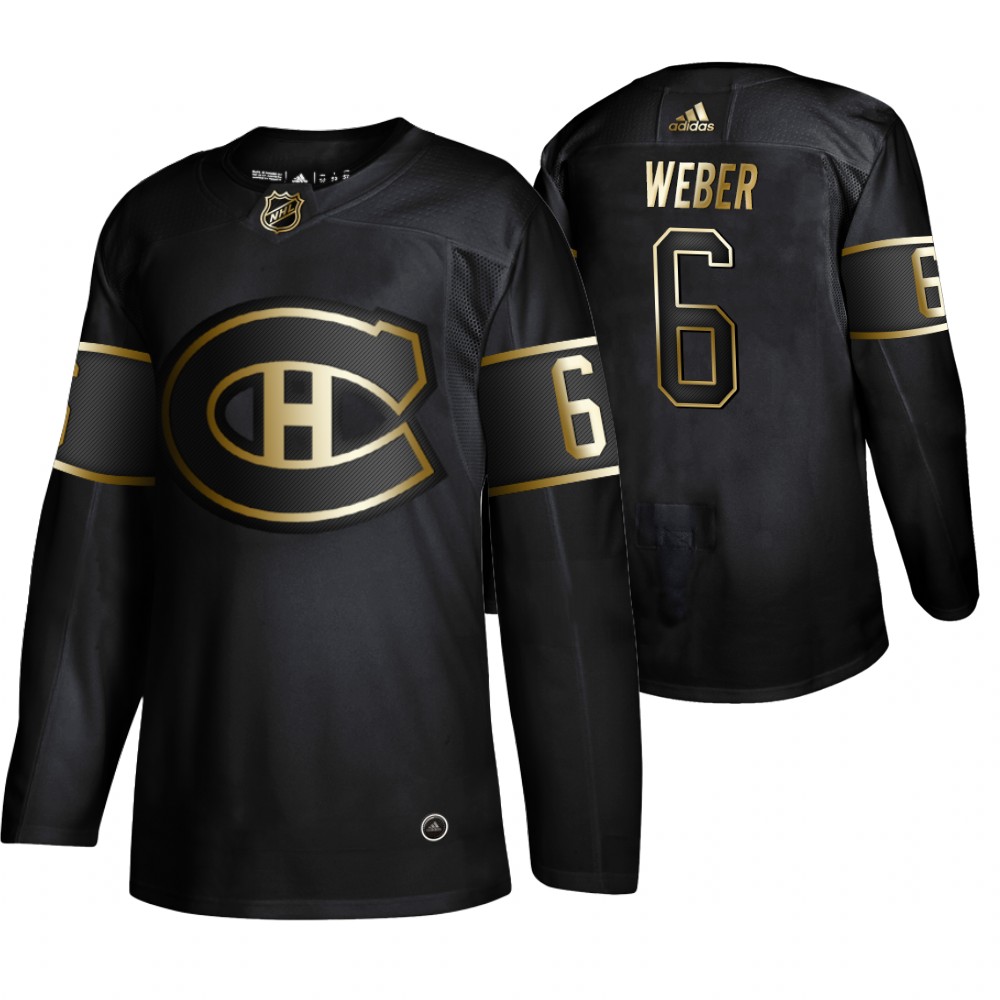 Canadiens Shea Weber Black Authentic 2019 NHL Golden Edition Jersey