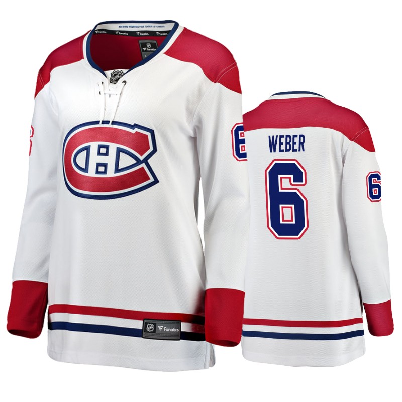 Canadiens Shea Weber White Breakaway Fanatics Branded Jersey