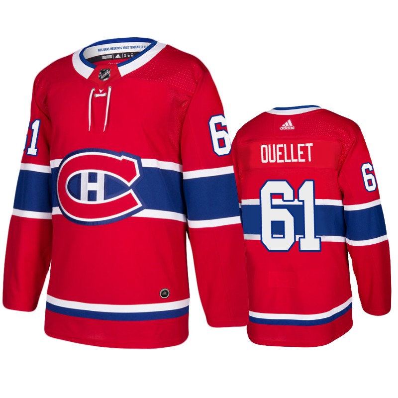 Canadiens Xavier Ouellet Red Home Jersey