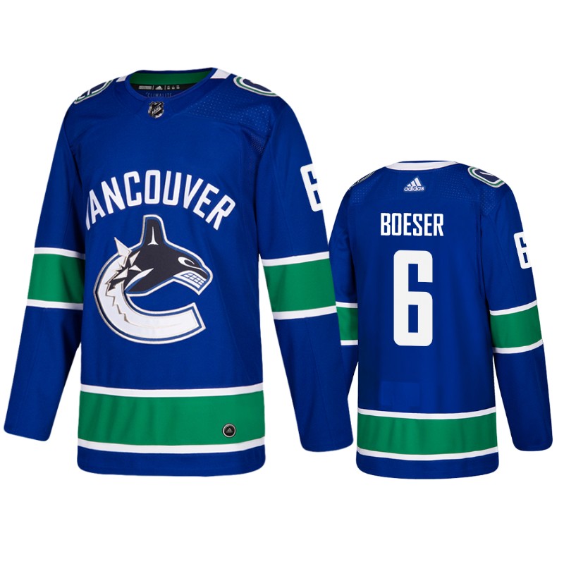 Canucks Brock Boeser Blue Home Jersey