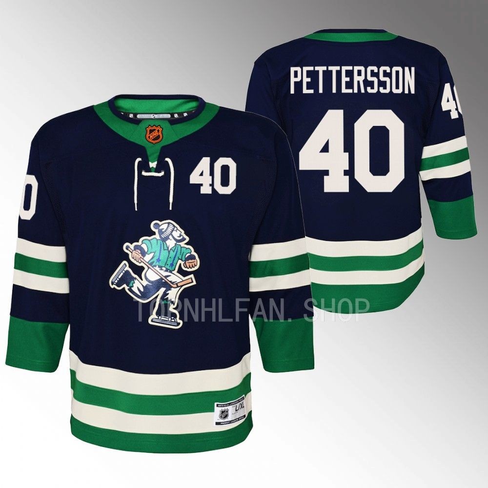 Canucks Elias Pettersson 2022 Special Edition 2.0 Jersey Youth Premier