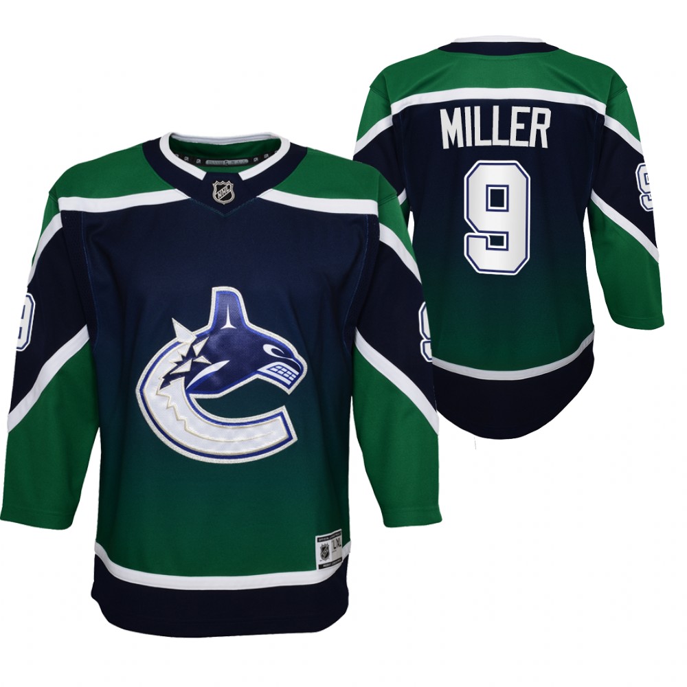 Canucks J.T.Miller 2020-21 2021 Reverse Retro Jersey Youth Authentic