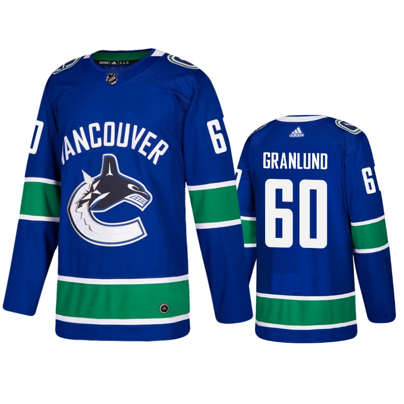 Canucks Markus Granlund Blue Home Jersey