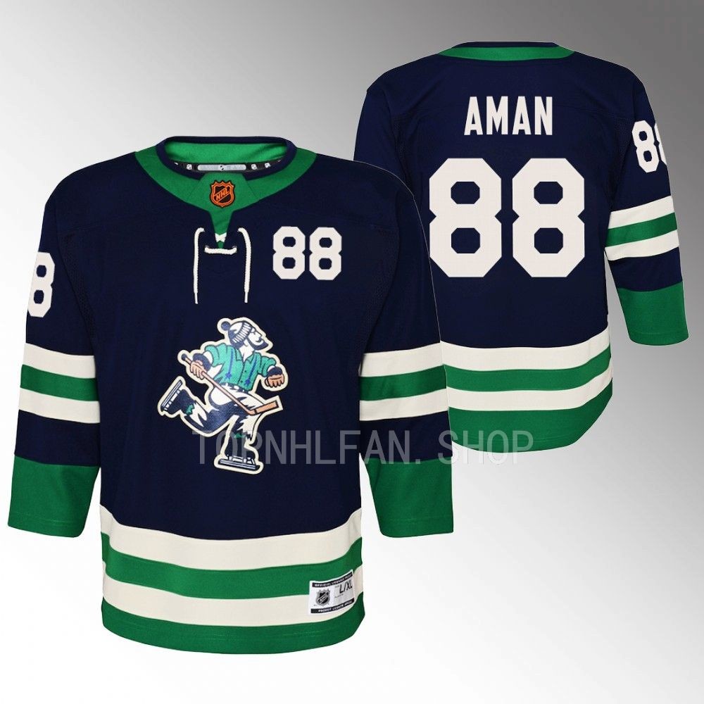 Canucks Nils Aman 2022 Special Edition 2.0 Jersey Youth Premier