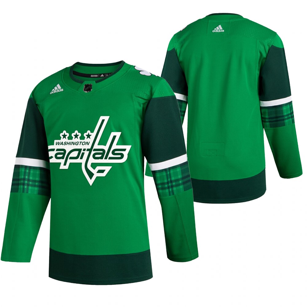 Capitals 2020 St Paddy's Day Green Jersey