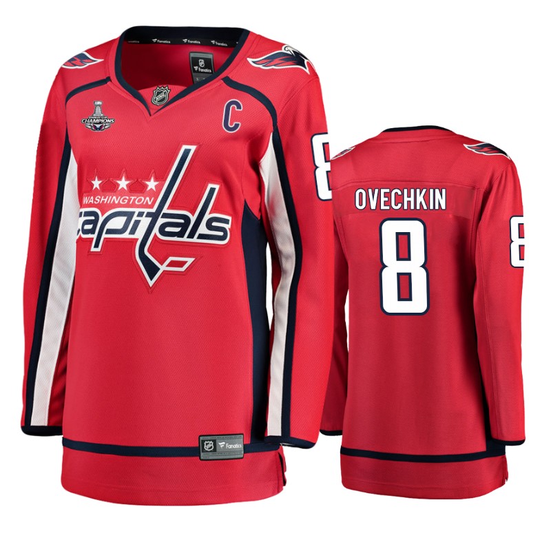 Capitals Alex Ovechkin Red Stanley Cup Champions Home Jersey