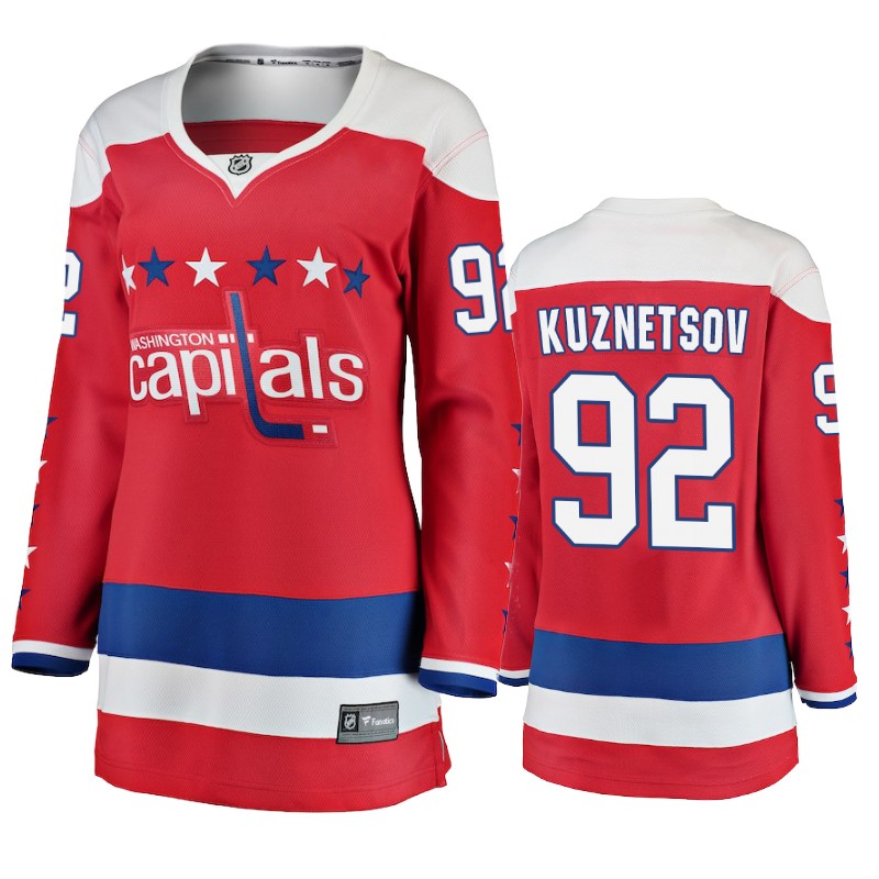Capitals Evgeny Kuznetsov Red Fanatics Branded Alternate Jersey