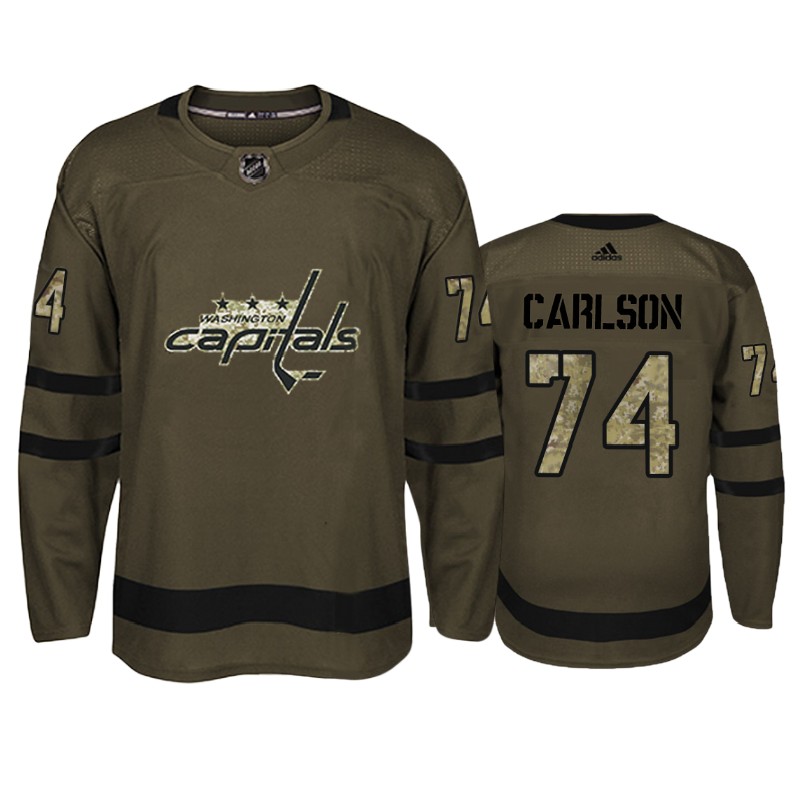 Capitals John Carlson Camo Military Jersey