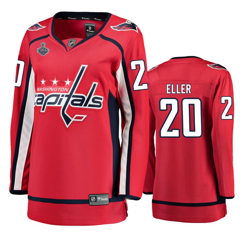 Capitals Lars Eller Red Bound Patch Breakaway Player Stanley Cup Final Jersey