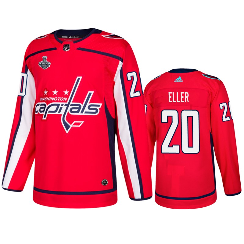 Capitals Lars Eller Red Home Jersey