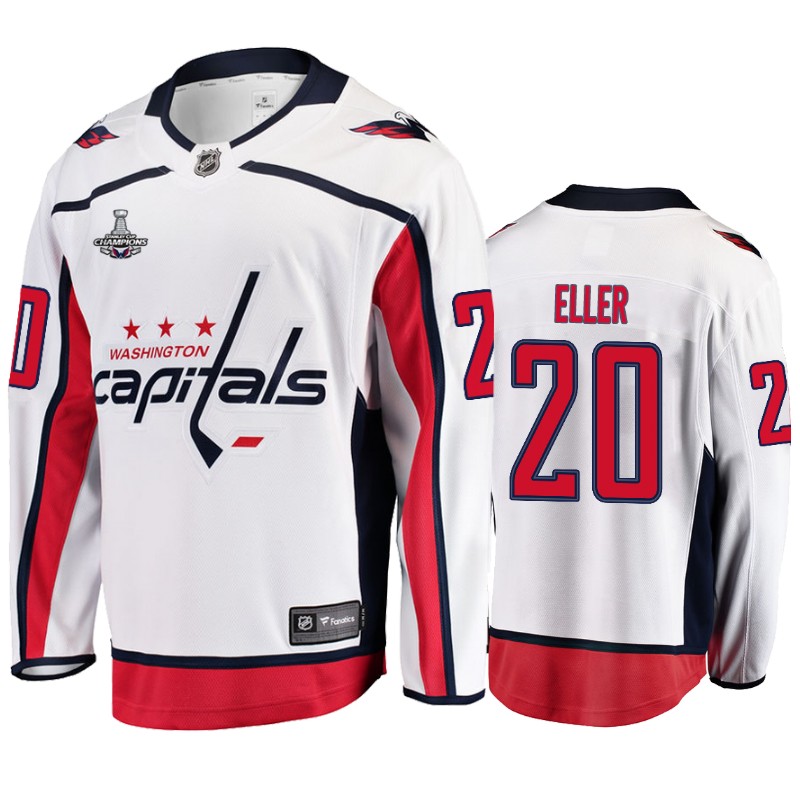 Capitals Lars Eller White Breakaway Stanley Cup Champions Jersey