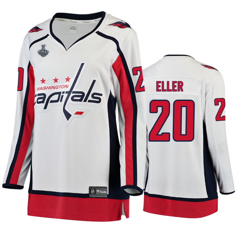 Capitals Lars Eller White Breakaway Stanley Cup Final Jersey