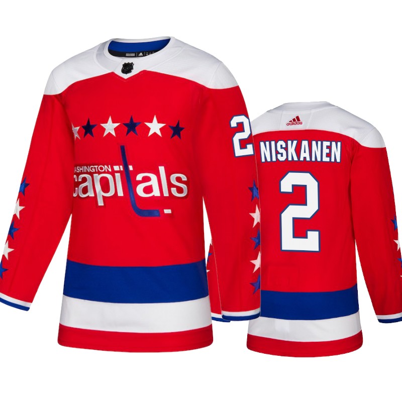 Capitals Matt Niskanen Red Adidas Authentic Alternate Jersey