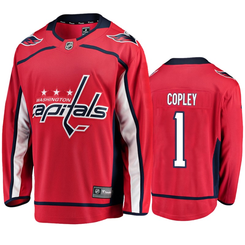 Capitals Pheonix Copley Red Breakaway Home Jersey