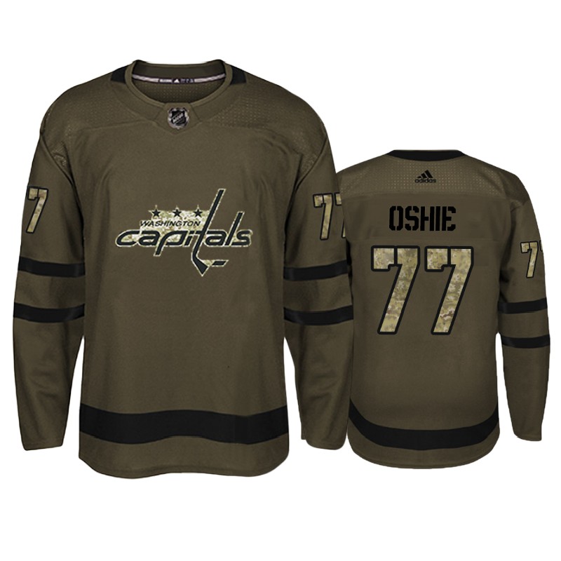 Capitals T.J. Oshie Camo Military Jersey