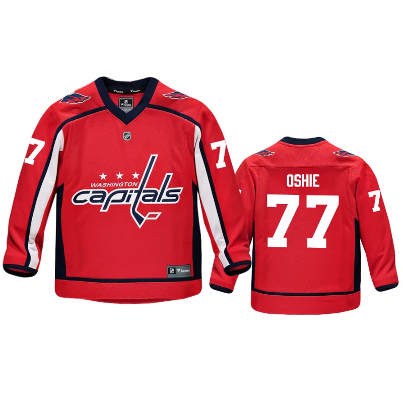 Capitals T.J. Oshie Red Replica Player Home Jersey